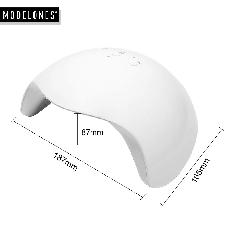 Modelones 24 Вт Светодиодная лампа для лечения Ногтей Гель лак умный датчик УФ ногтей