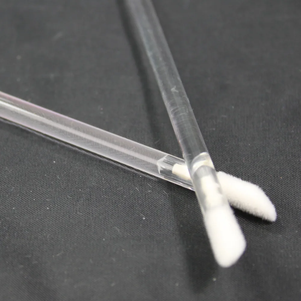 100 шт одноразовый кончик губки блеск для губ угол кисти палочка аппликатор