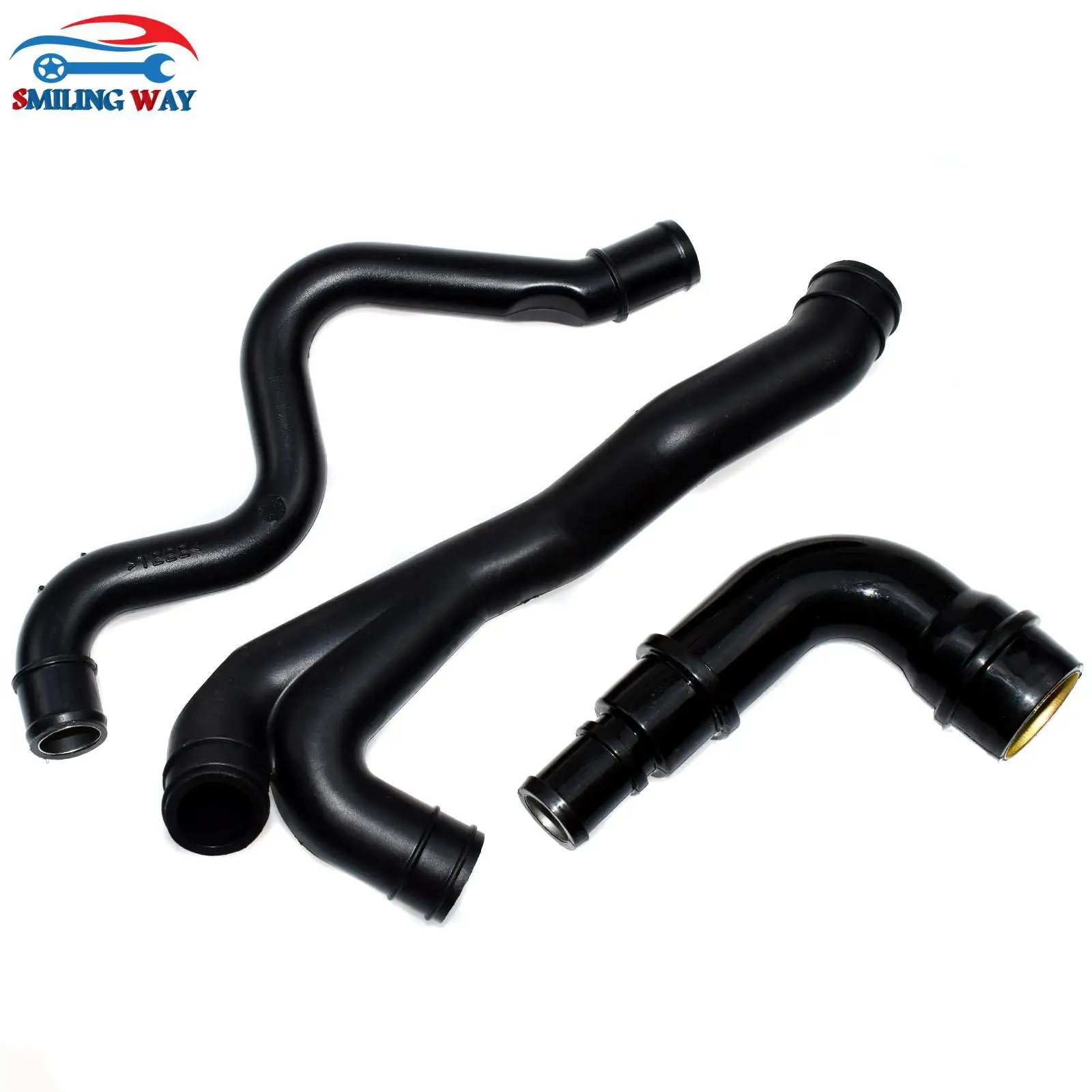 Smiling Way# Картер Сапун шланг труба клапан комплект для Audi A3 A4 A6 TT VW Golf GTI Beetle Jetta Passat сидение BORA Skoda 1,8 T - Цвет: SET 2