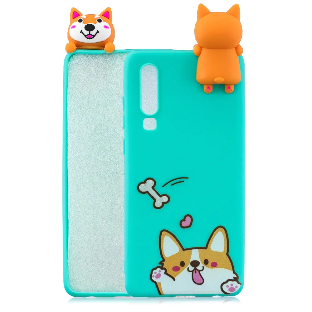 Силиконовый чехол для huawei P30 Pro Чехол 3D единорог панда Lite Fundas Coque телефона s |