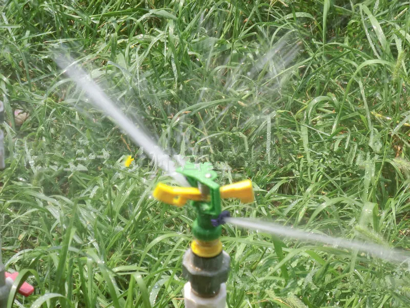 Sprayer Double-mouth Rocker-arm Sprinkler Lawn Sprinkler Automatic Rotation Garden Greening Horticulture Sprinkler Irrigation
