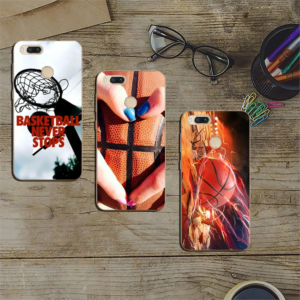 Чехол для телефона Lavaza Basketball dark Xiaomi MI 10 9 9T CC9 CC9E A3 Pro 8 SE A2 Lite A1 6 pocophone f1