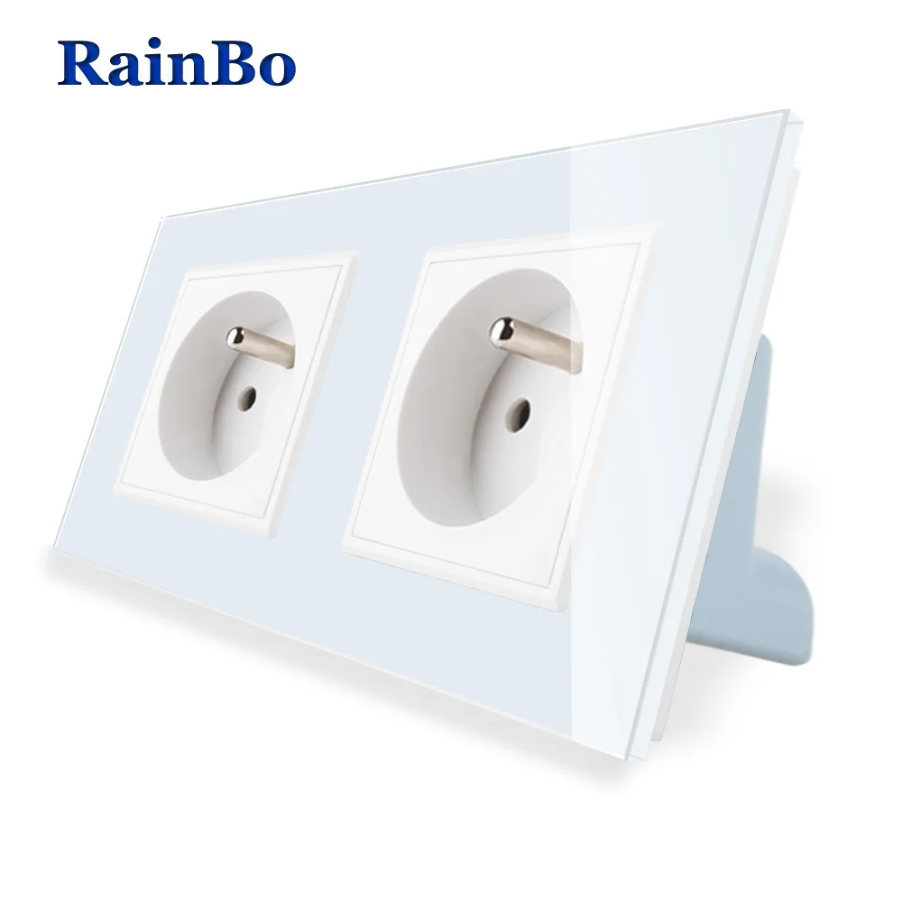 Настенная розетка из стекловолокна RainBo Wall Франция мощность умная настенная AC250V