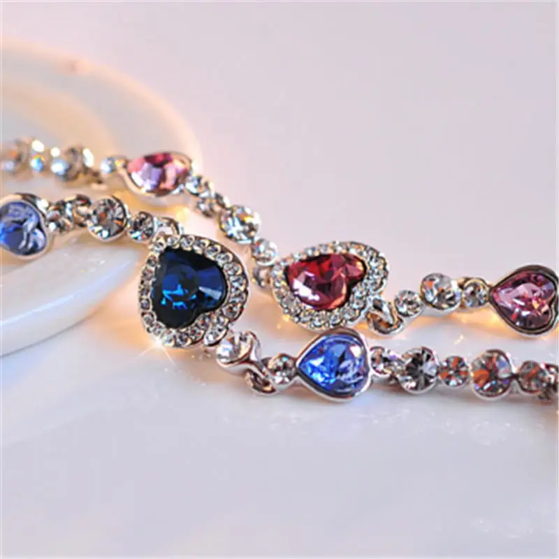 Модный роскошный браслет стразы с цирконом высокого качества Стразы Шарм
