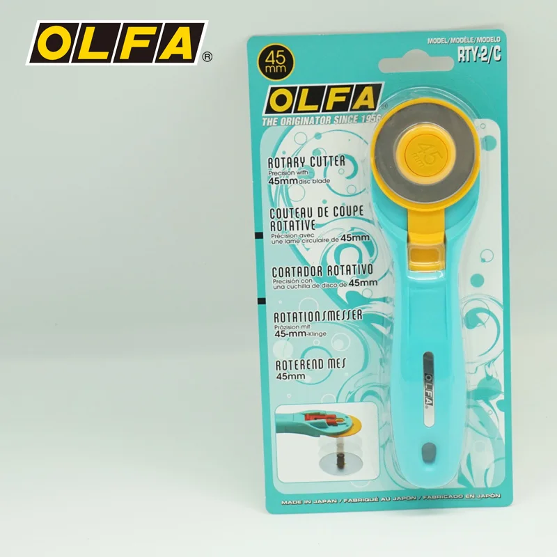 Импортный маленький нож OLFA для варочной панели изогнутый резки ткани водный