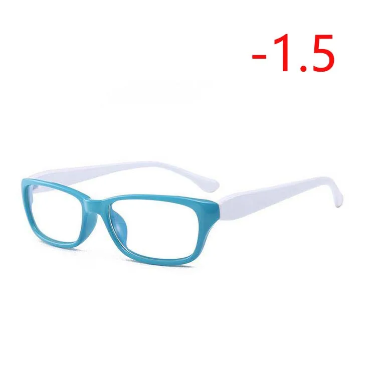 Myopia 150 1,0-1,5-2,0-2,5 до-4,0 литературные студенческие очки для близорукости для унисекс Ретро близорукие очки Квадратные очки - Цвет оправы: Myopia 150