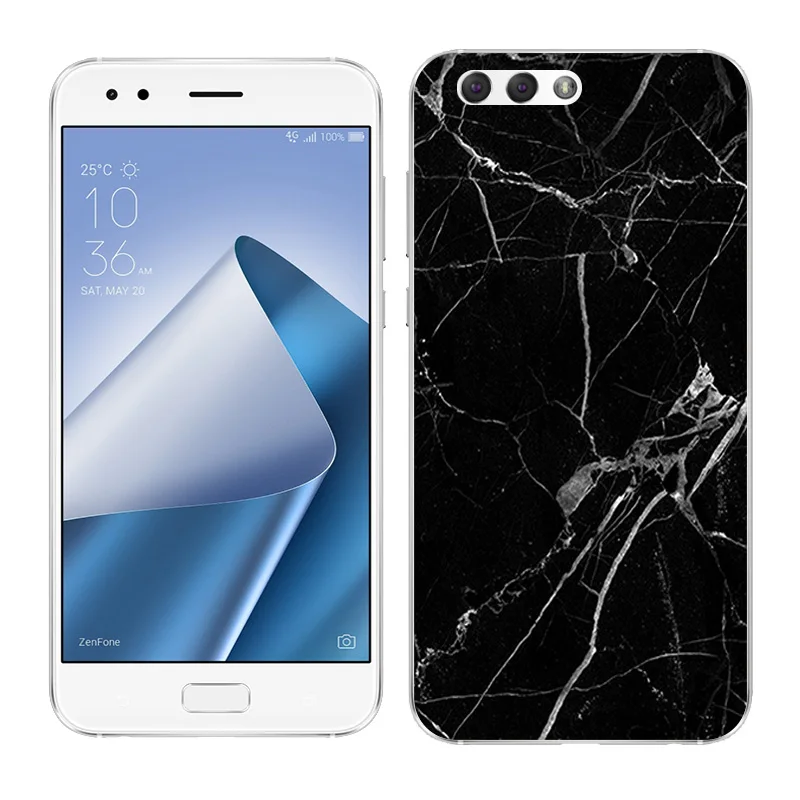 15 Чехлы для телефонов Asus Zenfone 4 ZE554KL, чехол с пейзажным рисунком, 5,5 дюйма, силиконовый чехол Для Zenfone 4 ze554kl для 4 ZE554KL, мягкий ТПУ - Цвет: 15
