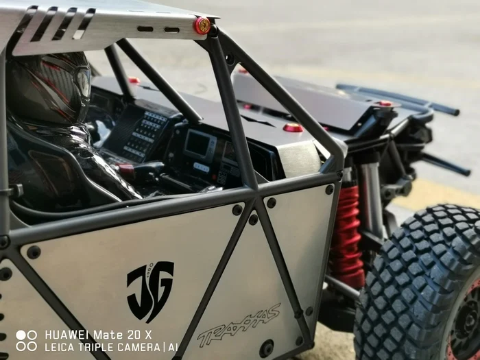 Металлическая защита всего корпуса со светодиодный светильник кой для Traxxas
