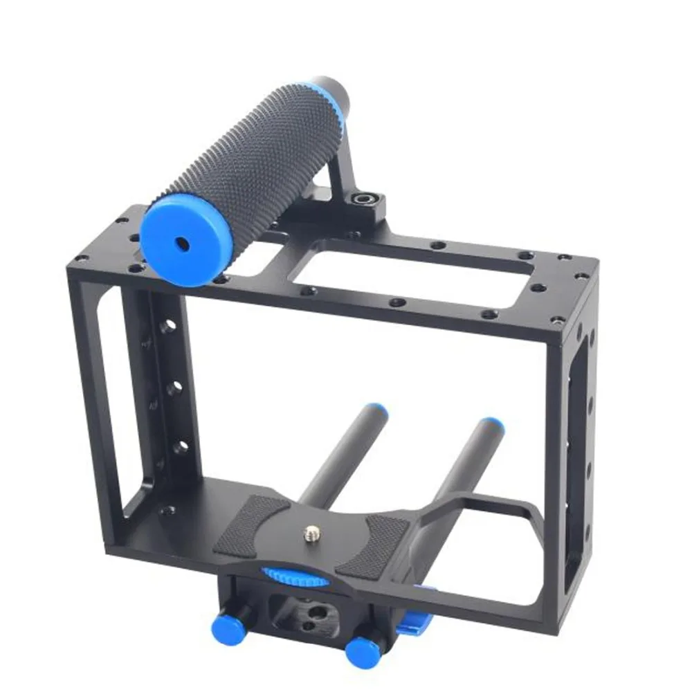 PULUZ YLG0107E Защитная DSLR камера клетка стабилизатор ручка Видео Steadicam/Верхняя набор
