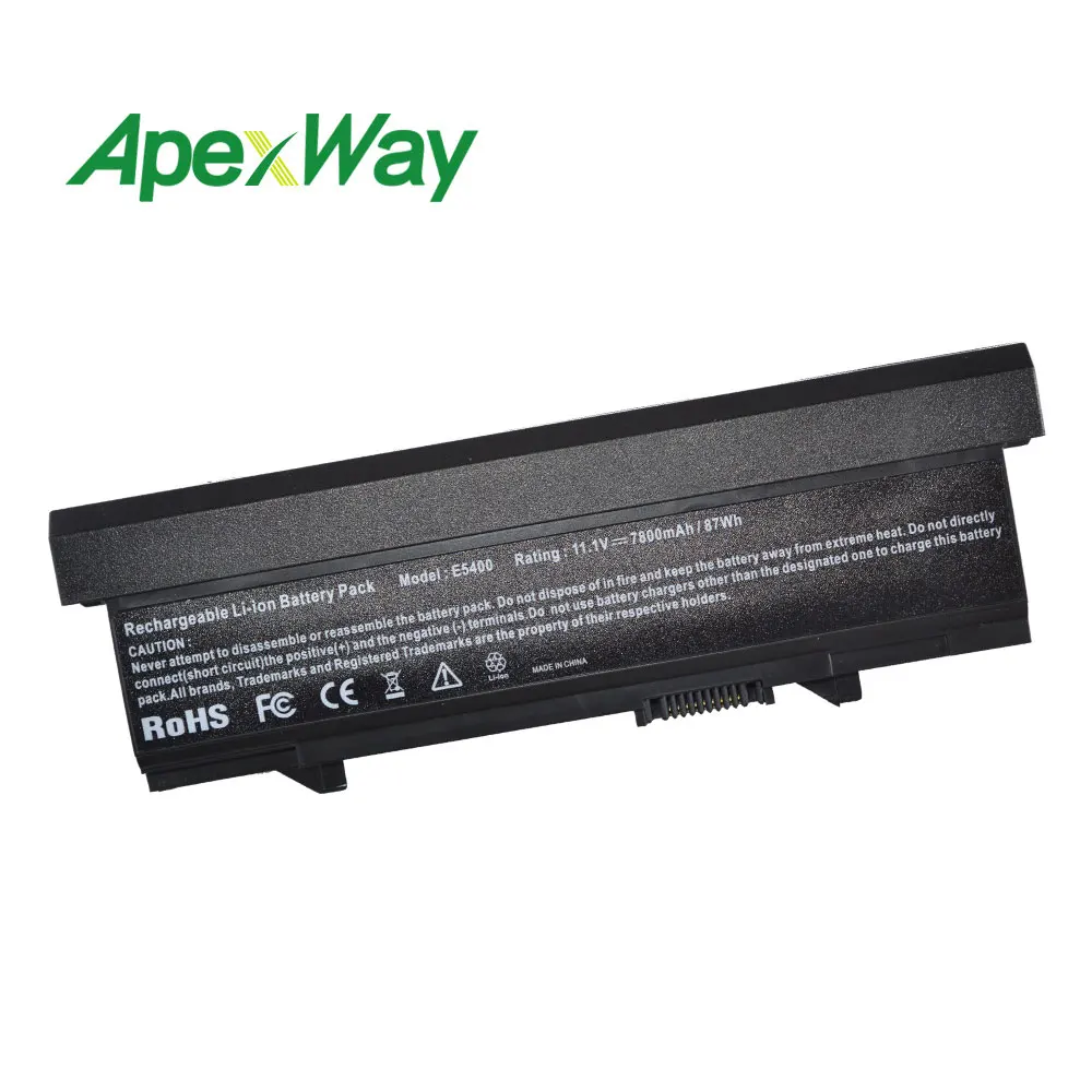 Аккумулятор для Dell Latitude E5400 E5410 E5500 E5510 RM661 WU843 WU852 X064D RM668 T749D U116D W071D WU841 11 1 В 6600 мАч 9