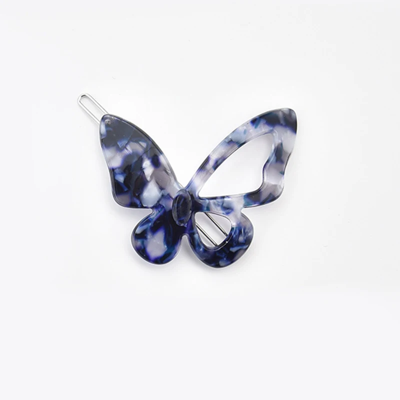 

Fashion Butterfly Acetate Hairpins Barrette Hair Clip Women Girls Hairpins Head wear Accessories
