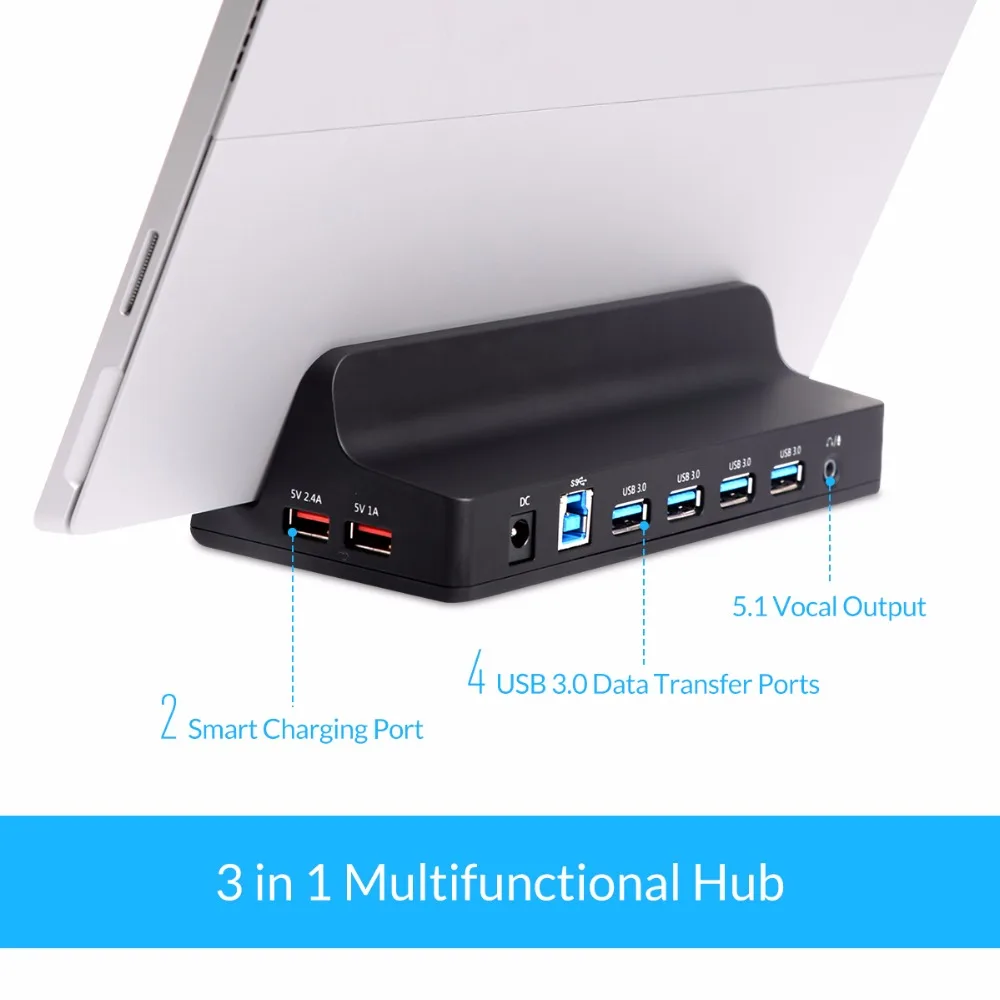 ORICO SH4C2 USB 3 0 концентратор с док станцией 4 1 супер зарядное устройство