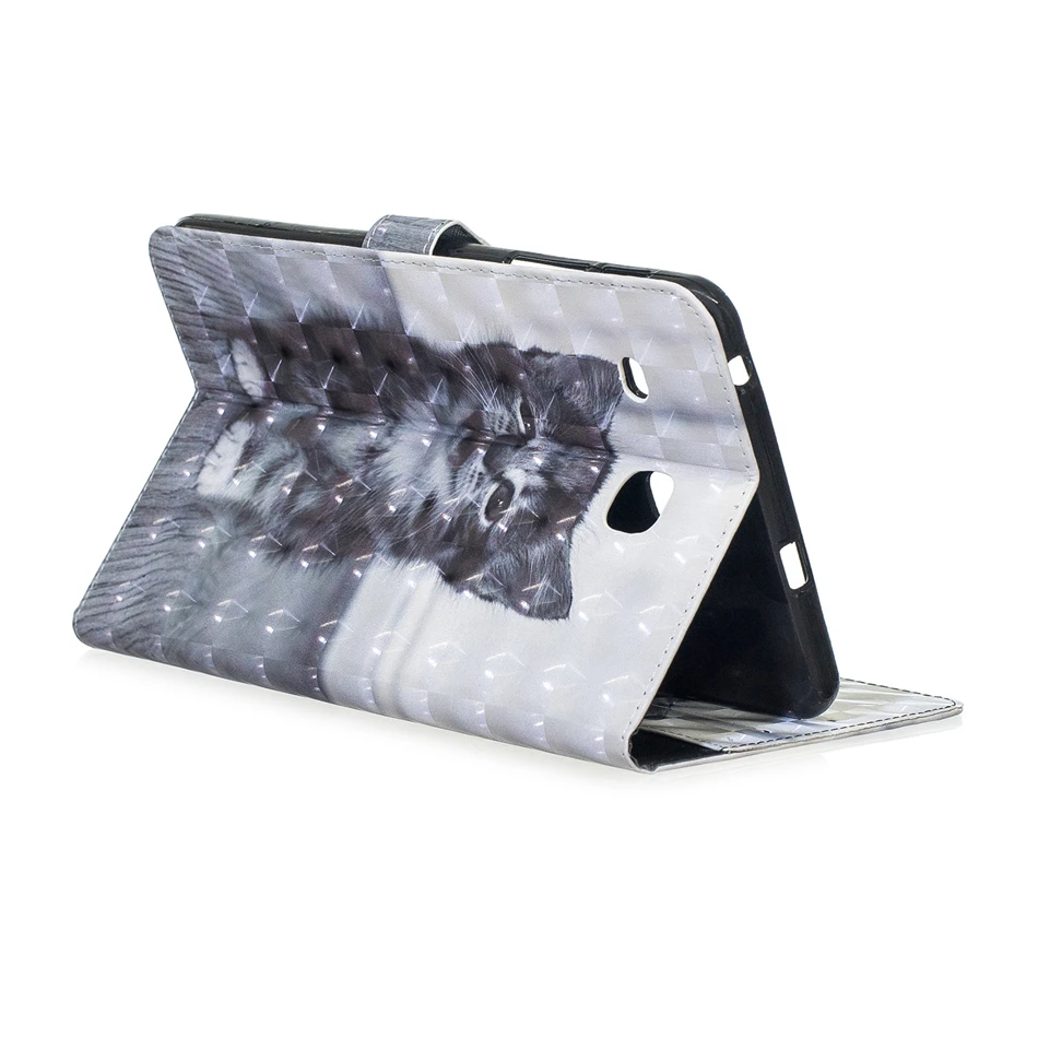 E книги Coque для samsung Galaxy Tab 8 0 &quotпланшет кожаный чехол флип бумажник держатель карт