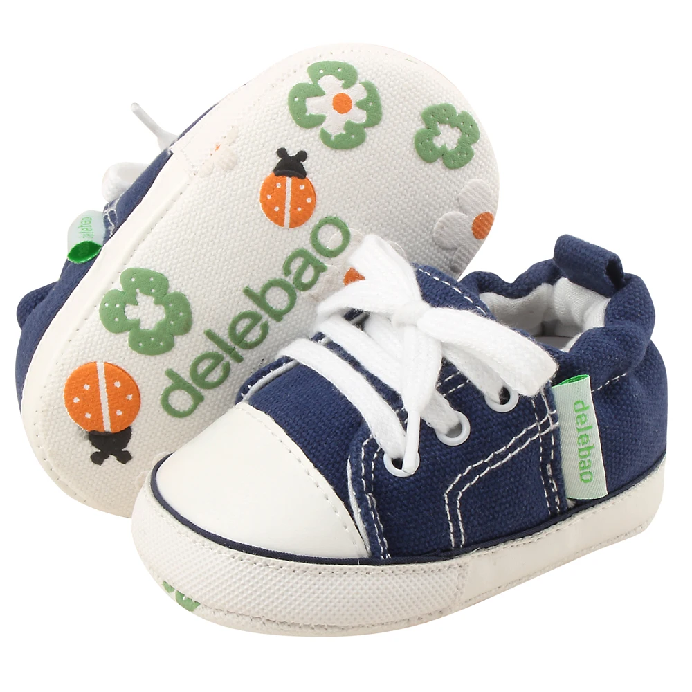 Парусиновая обувь для новорожденных классические кроссовки хлопковая мягкая