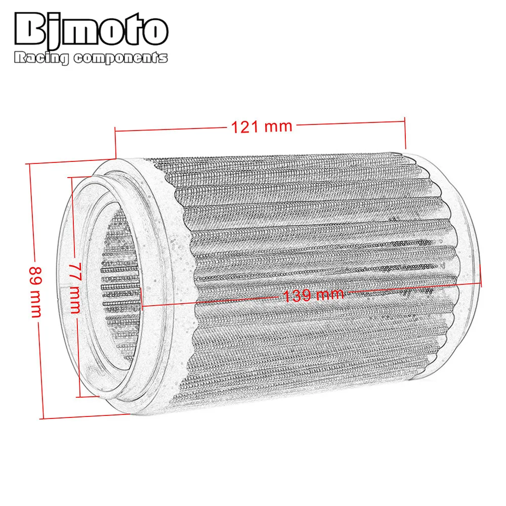 Мотоциклетный высокопроизводительный сменный воздушный фильтр Впускной