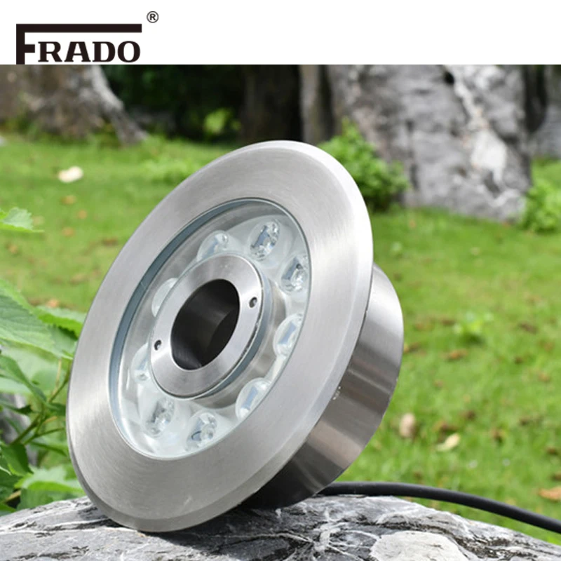 Подводный RGB светодио дный свет DC24V Водонепроницаемый IP68 зеленый/красный/синий/белый пруд Фонтан Пейзаж бассейн свет лампы