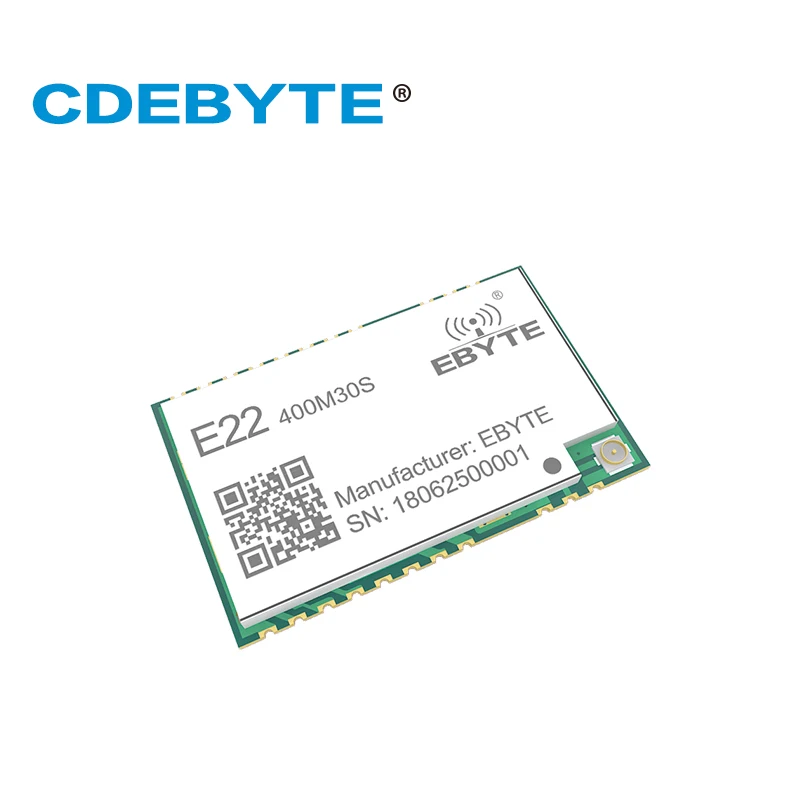 E22 400M30S LoRa SX1268 433 МГц РЧ модуль SMD IPEX штамп отверстие 1 Вт Дальний диапазон