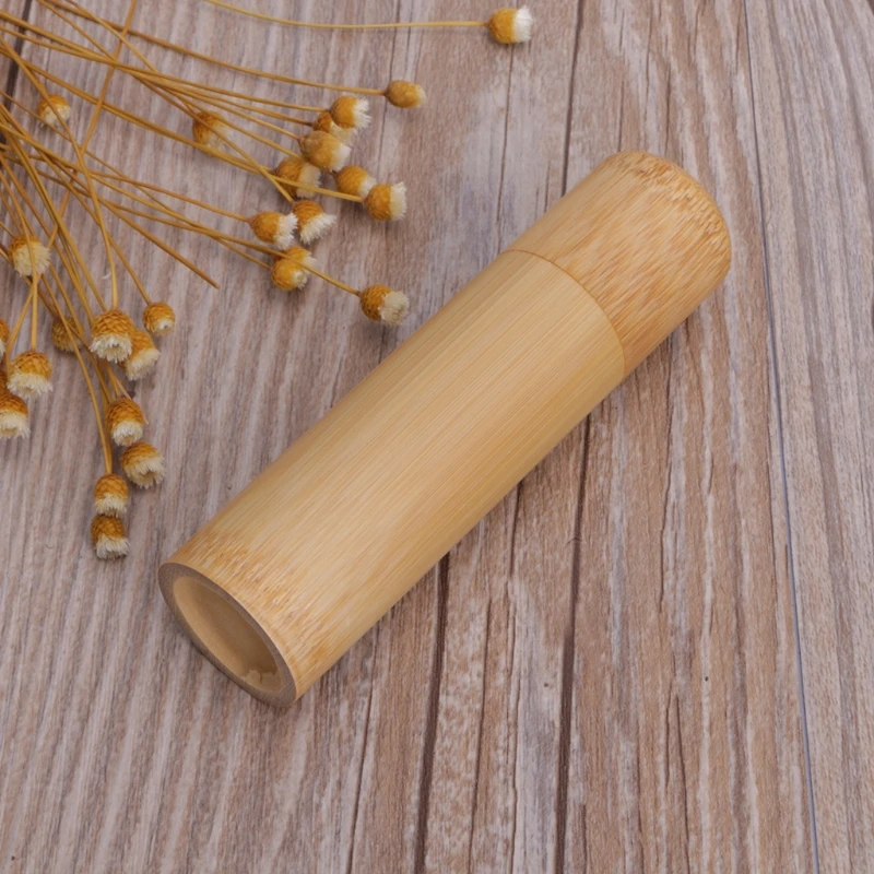 Бамбуковая трубка чайная коробка герметичный маленький контейнер для специй