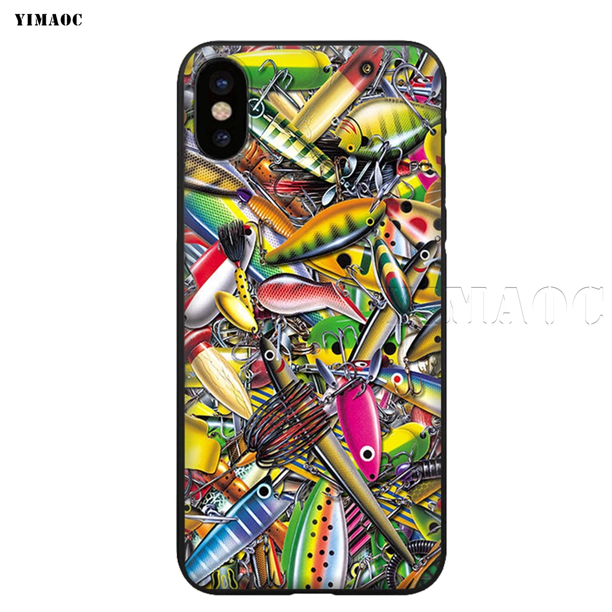 4 YIMAOC Angling Go рыболовный силиконовый мягкий чехол для iPhone 11 Pro XS Max XR X 8 7 6 6S Plus 5 5S SE - Цвет: 4