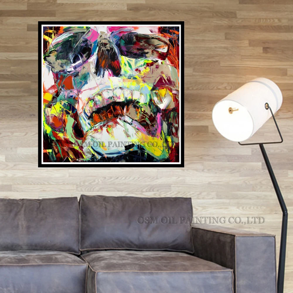 Превосходная художественная ручная роспись кинг-сайз портрет ниелли франсуиса