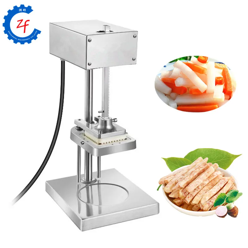 

French fries extruder machinery carrot strip cutting machine potato cutter