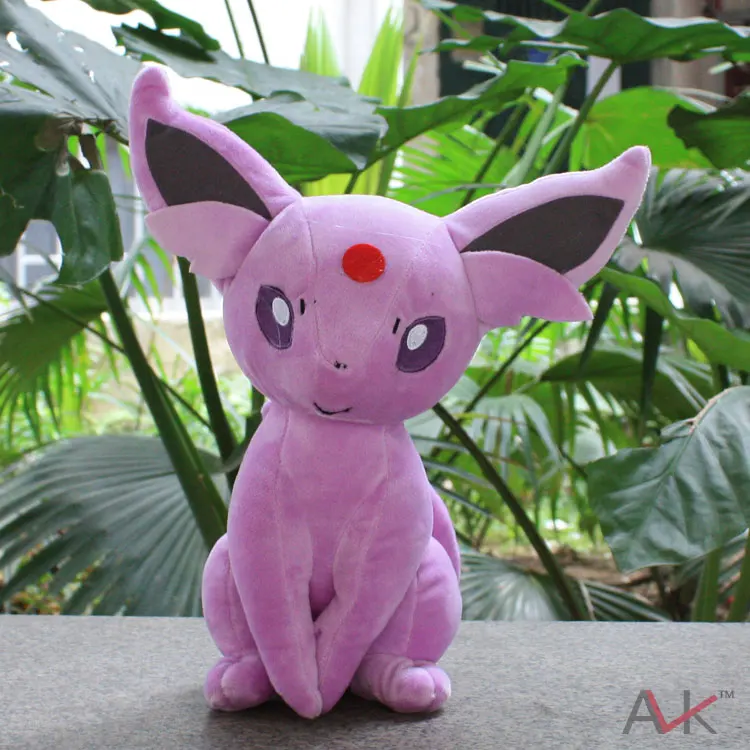 Espeon Eevee Leafeon Espeon Umbreon Vaporeon Flareon Glaceon Jolteon Плюшевые игрушки Мягкие чучело куклы 12 дюймов 30 см 9 типов - Цвет: Espeon