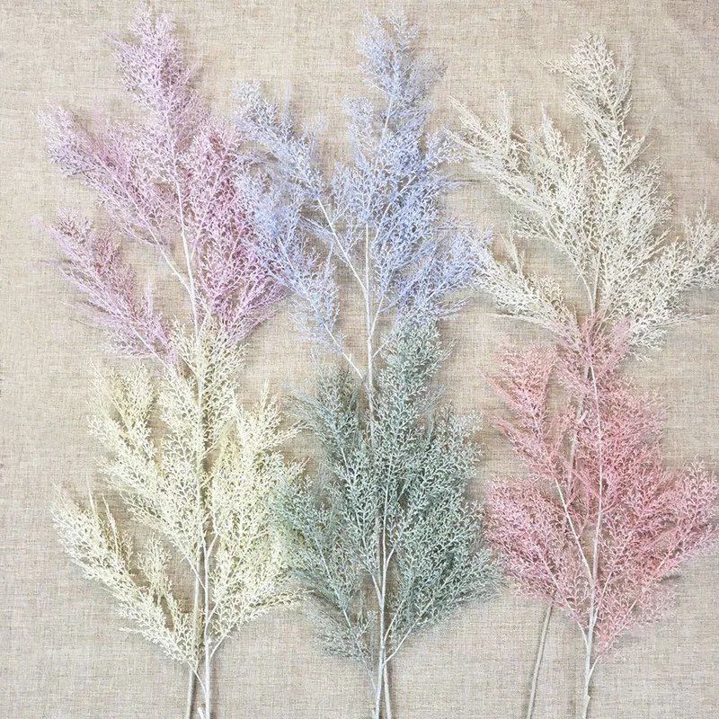 5 шт. искусственный Rime цветок сосны смога ветка дерева искусственная трава