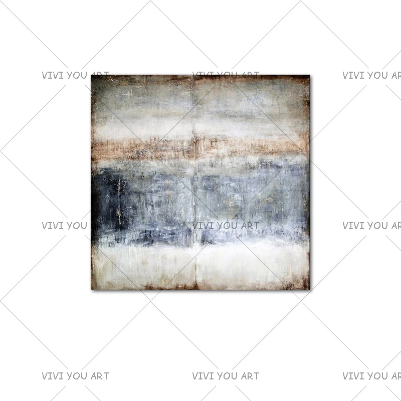 Современная Абстрактная художественная картина маслом на холсте ручной работы