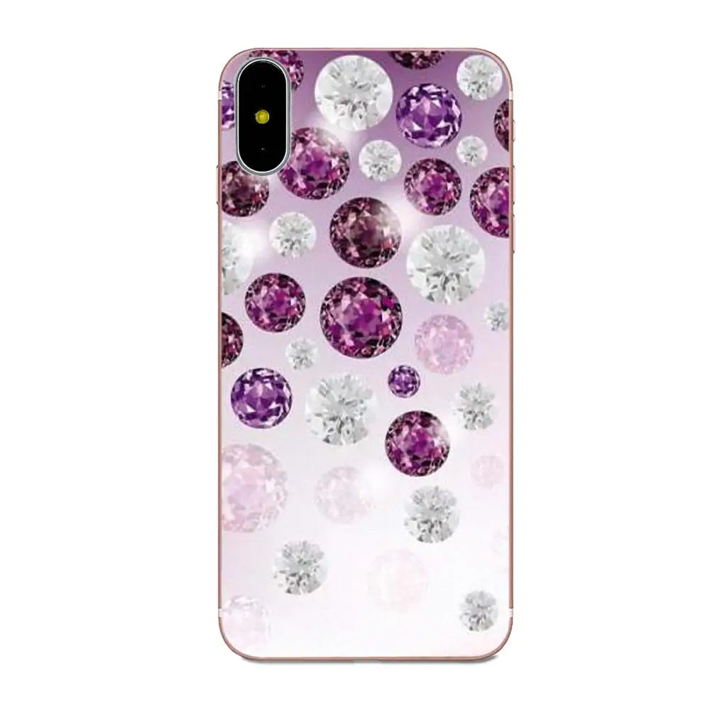 Черный и розовый бриллиант для Sony Xperia Z Z1 Z2 Z3 Z4 Z5 compact Mini M2 M4 M5 T3 E3 E5 XA XA1 XZ Премиум