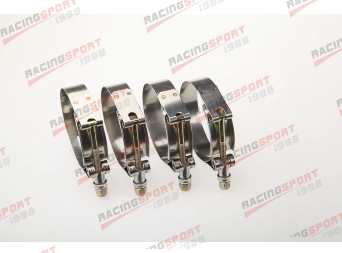 Комплект из 4 т болтовых зажимов 2 5 дюйма турбо трубный шланг соединитель