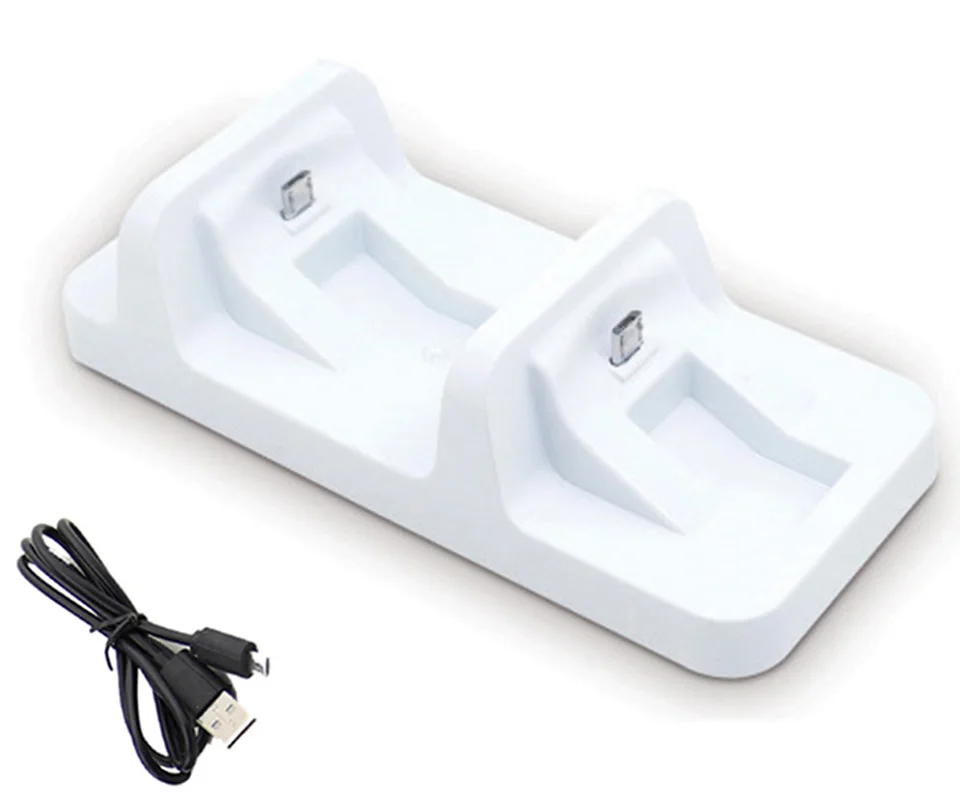 Для Dualshock4 Зарядка 2 контроллера микро usb порта PS4 аксессуары для Джойстик Геймпад