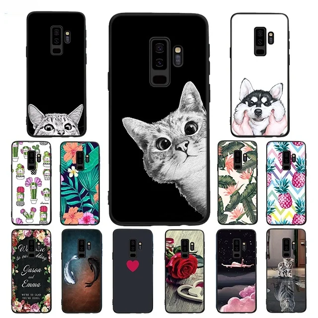 Матовый мягкий чехол из ТПУ с милыми животными для Samsung Galaxy A8 Plus 2018 A5 J5 J7 2017 A3 A7 J3 2016