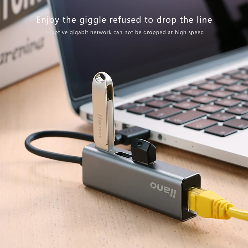 Llano 4in1 USB-C концентратор Тип C RJ45 usb Ethernet адаптер 3 0 для Macbook хаб порт разветвитель