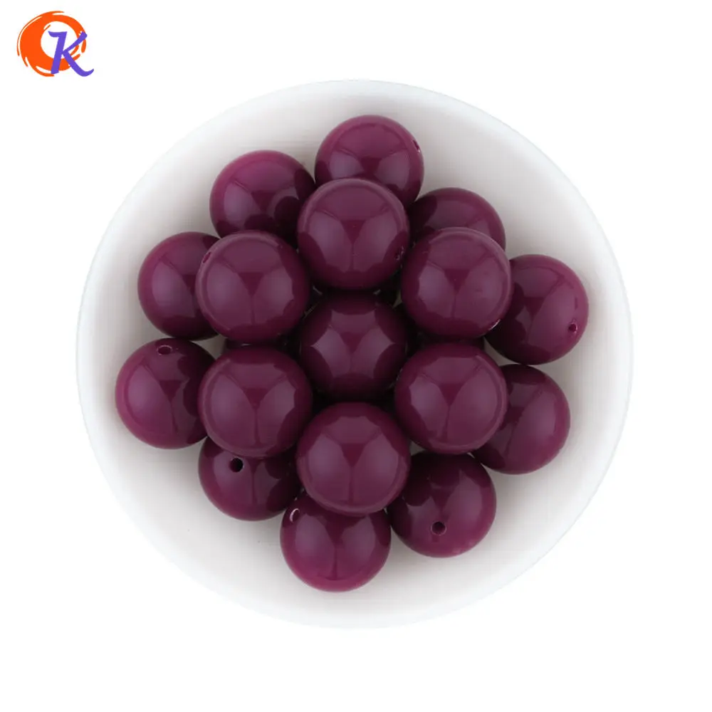 S67 Dark Wine Red Модные аксессуары ручной работы, 6-20 мм, 100 шт./лот, бусины из жевательной резинки, Твердые бусины на выбор, цветные массивные акриловые бусины для ожерелья, ювелирные изделия - Цвет: S67 Dark Wine Red