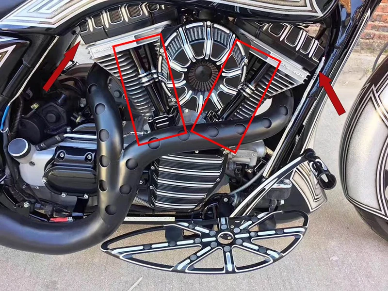 Мотоцикл толкатель подъемный Блок Крышка для Harley Touring Road King Street Glide Electra Glide 1999- двойной Cam CNC алюминий