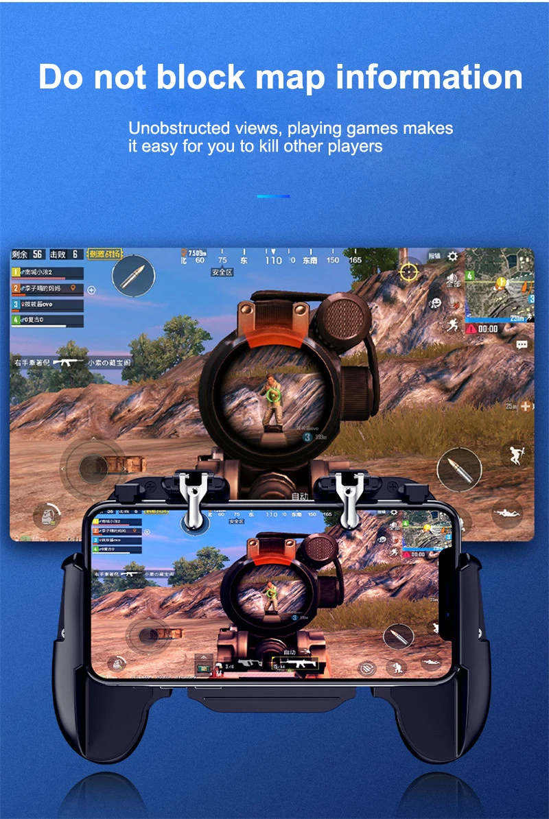 PUBG контроллер для iphone тепловыделение H5 Вентилятор охлаждения PUBG мобильный Android игровой коврик для телефона l1r1 игровой триггер джойстик
