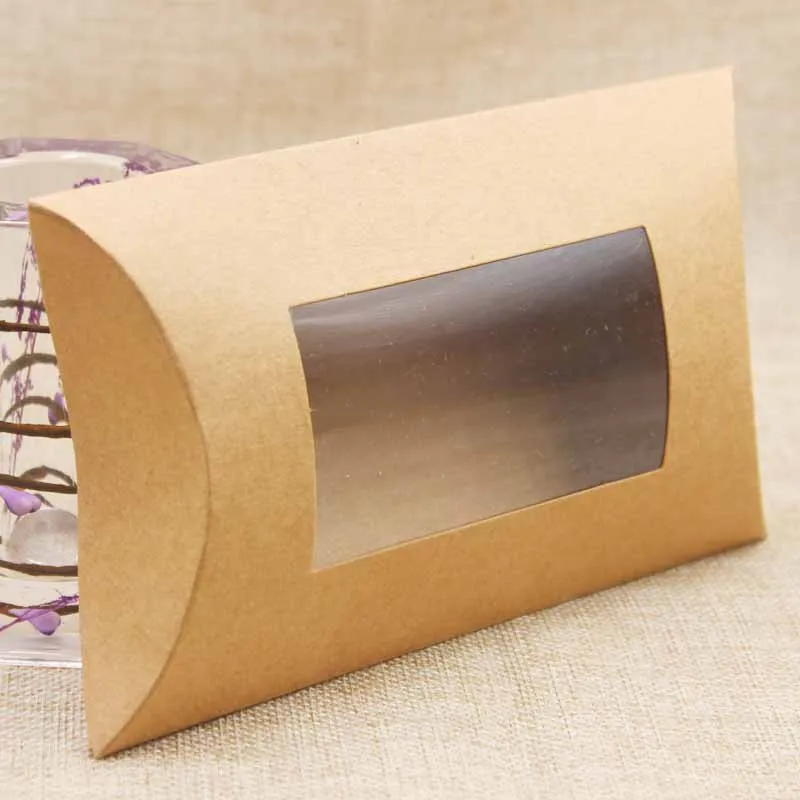 DIY большая подарочная коробка с прозрачным ПВХ-окном. Товары дисплей Подушка окно