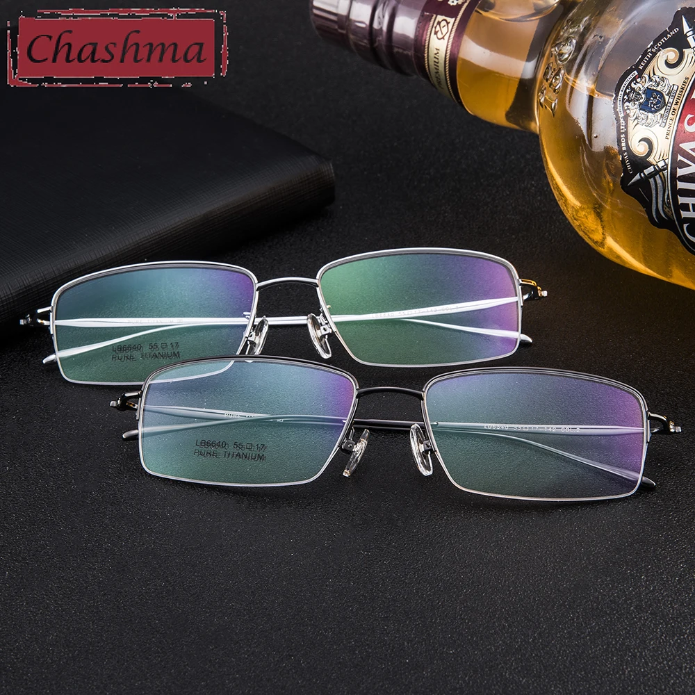 Chashma, оправа из чистого титана для мужчин, очки oculos grau, очки, кадры, lunetes, optique homme lentes opticos mujer