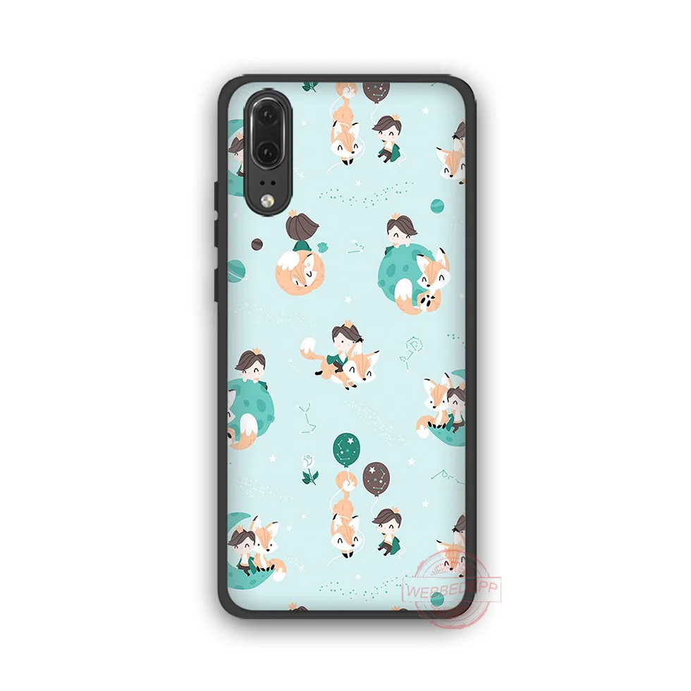 WEBBEDEPP Маленький принц Роза лиса ТПУ чехол для телефона Huawei P10 P20 P30 Lite Pro Y6 Y7 prime 2018 Y9