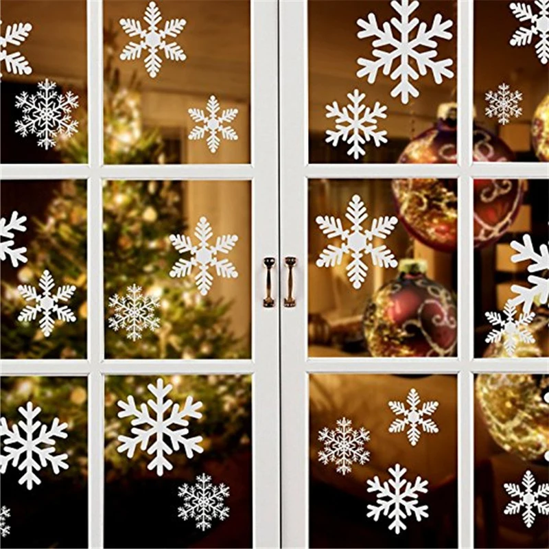 Рождественские украшения для дома елка со снежинками на Рождество|Кулоны и