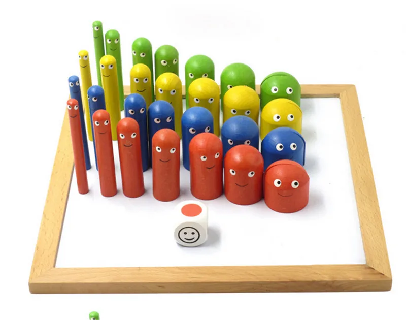 Новые деревянные детские плоскогубцы Жук интерактивная доска игра ребенок