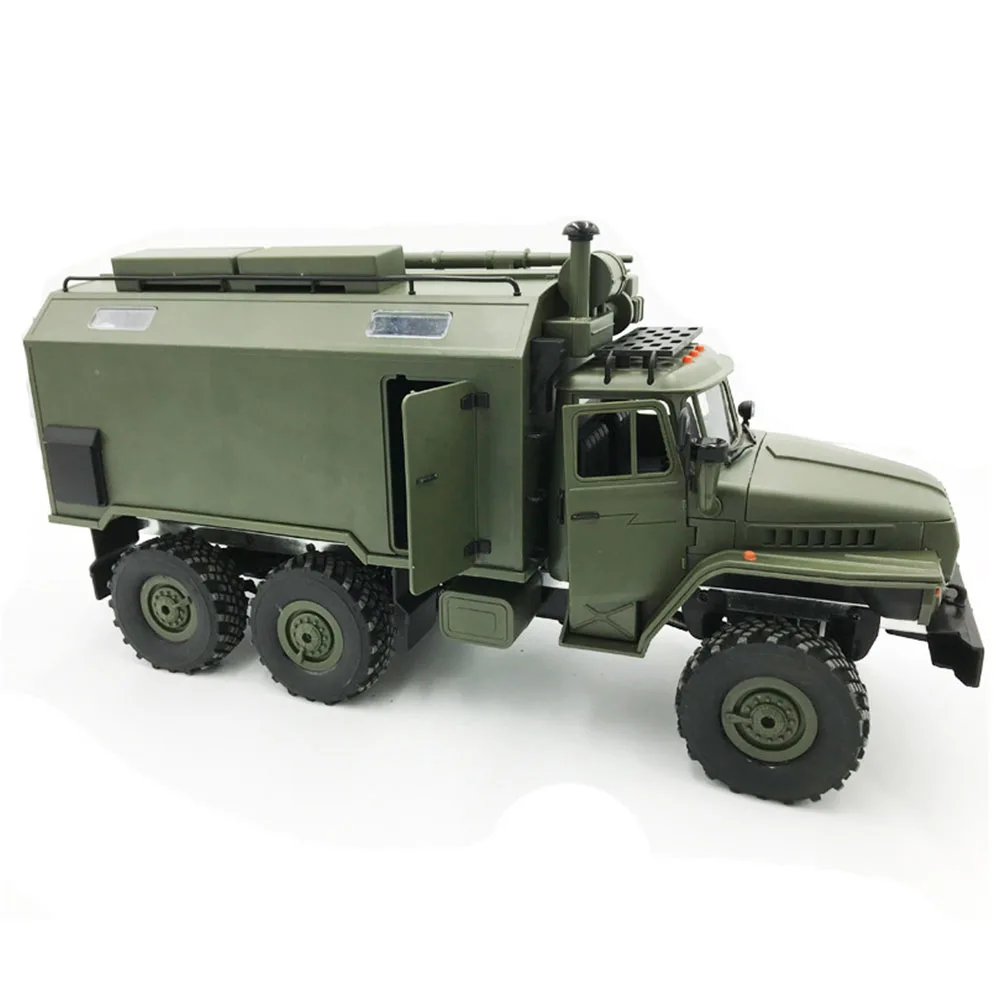 WPL B36 Урал 1/16 2,4G 6WD RC автомобиль военный грузовик Рок Гусеничный командный Коммуникационный автомобиль RTR игрушка авто армейские грузовики
