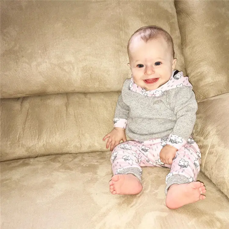 Хлопковая толстовка для новорожденных на возраст 0-24 месяцев | Детская одежда и