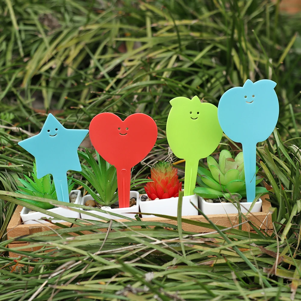 20 шт. Многоразовые водонепроницаемые пластиковые этикетки для горшков и садовых