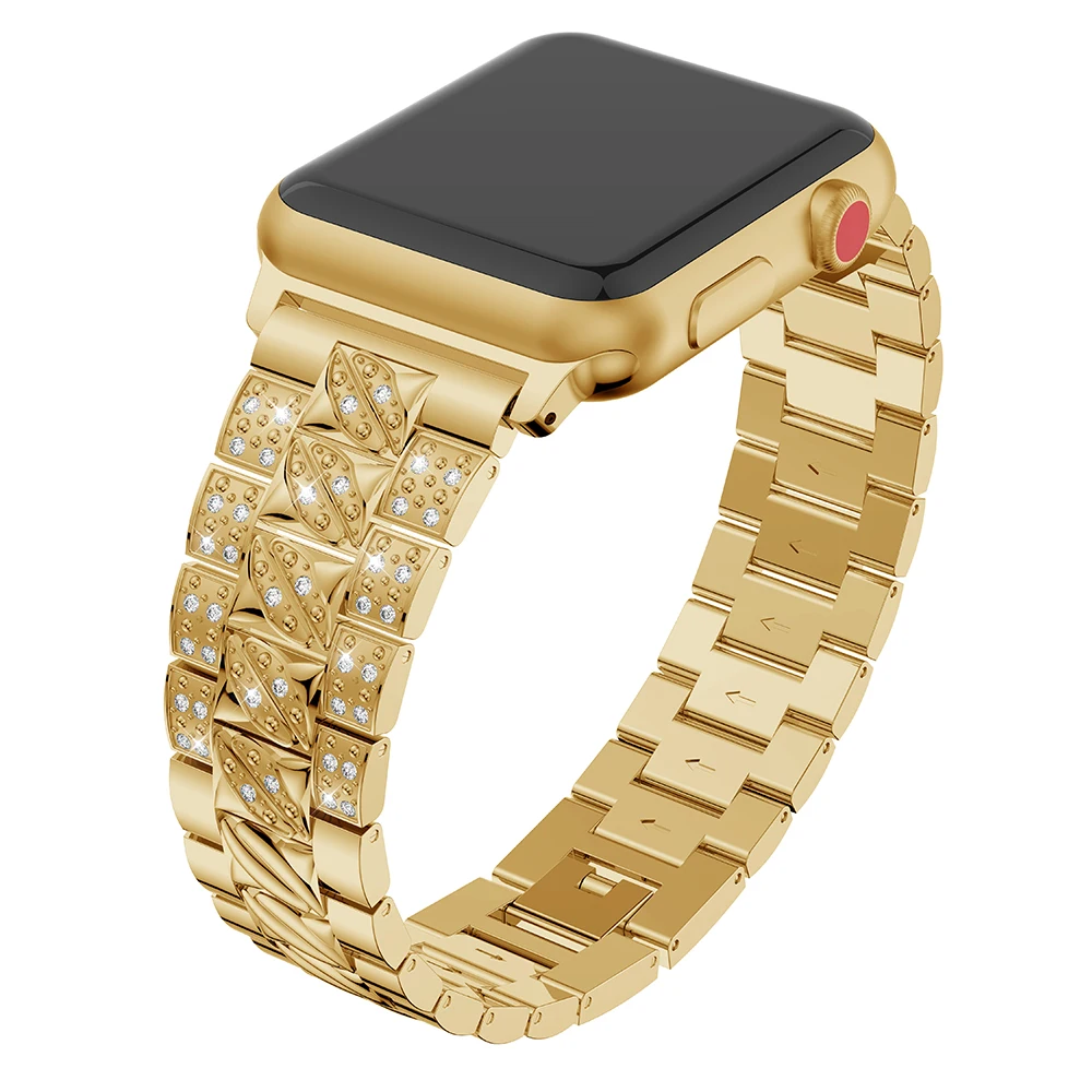 Ремешок из сплава для Apple watch 38 мм 42 40 44 сменный Браслет iwatch series 1 2 3 4 стильный