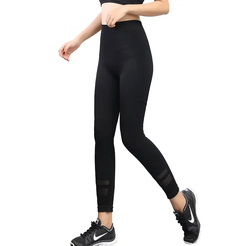 

High Waisted Yoga Pants Shark Gym Seamless Leggings High Elastic Exercise Tights Yoga Leggings Women Sports Calf Length Pants