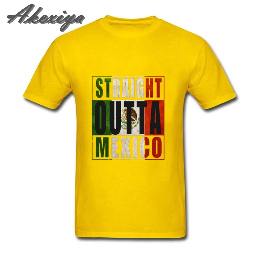 

Vintage Straight Outta Mexico Men T Shirt Fashion Funny Compression Shirts Ajax Fitness Clothing Tshirt Homme koszulki meskie