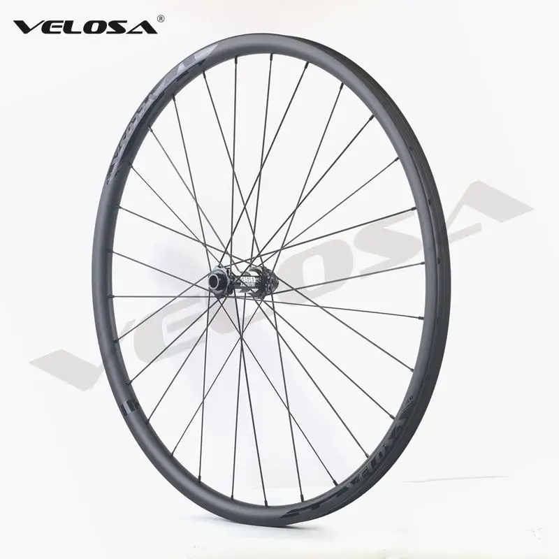 1330g 29er MTB XC asymmetric hookless carbon wheels 29inch wheelset 27mm/30mm width rims boost ready | Спорт и развлечения