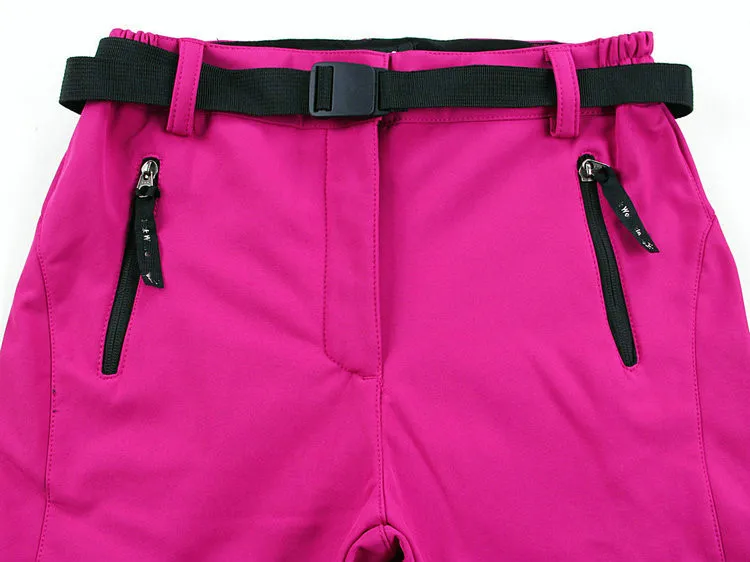 Женские толстые теплые флисовые штаны для рыбалки кемпинга пешего туризма