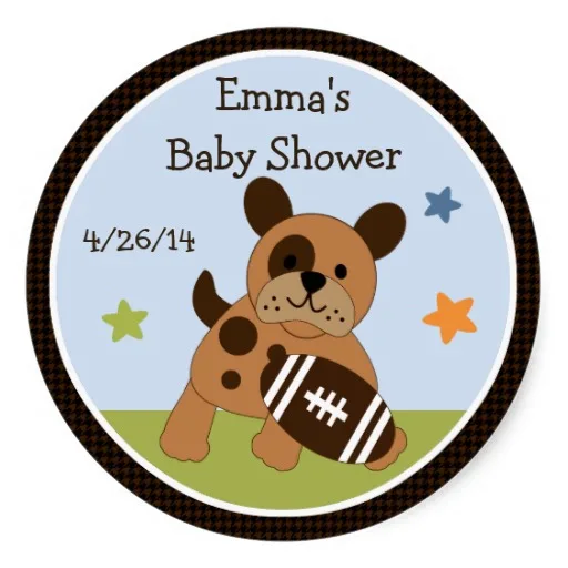 Спортивные наклейки для щенков с бантом 3 8 см классические круглые | Дом и сад